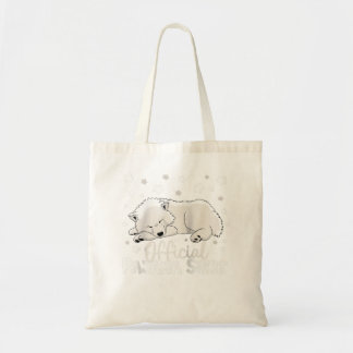 Officiële pyjama die shirt van Samoyed dog pyjama Tote Bag