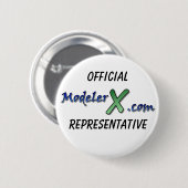 Officiële representatieve Button van ModelerX.com (Voorkant /achterkant)