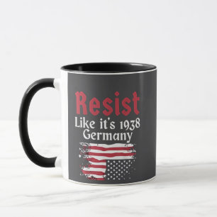 Officiële Resist Like It's 1938 Duitsland Resist Mok