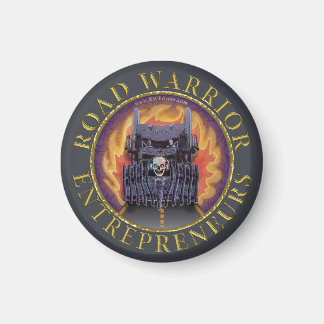 Officiële Road Warrior Ondernemers Logo Magneet