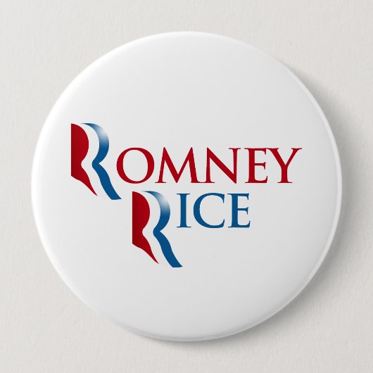 OFFICIËLE ROMNEY RICE.png Ronde Button 4,0 Cm (Voorkant)