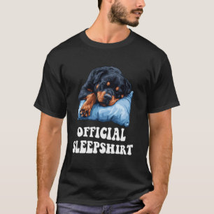 Officiële Rottweiler Slaapshirt Rottie Hond Liefhe T-shirt
