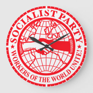 Officiële S.P.U.S.A.-Logo wandklok Grote Klok