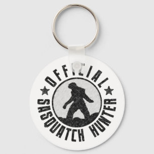Officiële Sasquatch Hunter - Bigfoot in B/W Grung Sleutelhanger