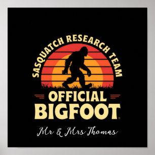 Officiële Sasquatch onderzoeksteam: Bigfoot Hunter Poster
