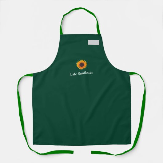 Officiële Schort van Cafe Sunflower (Voorkant)
