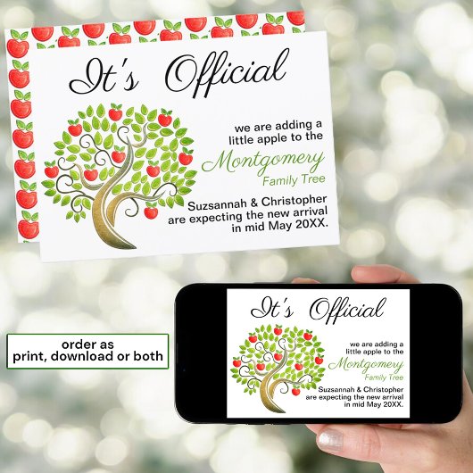 Officiële Sjabloon van Apple Tree