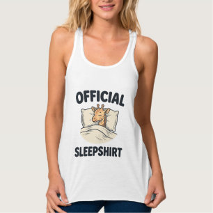 Officiële slaapshirt Giraffe Grappig slaap shirt D