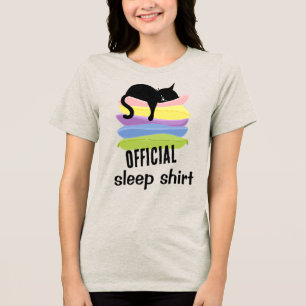 Officiële Slaapshirt Kat T-Shirt   Grappige Slaap 