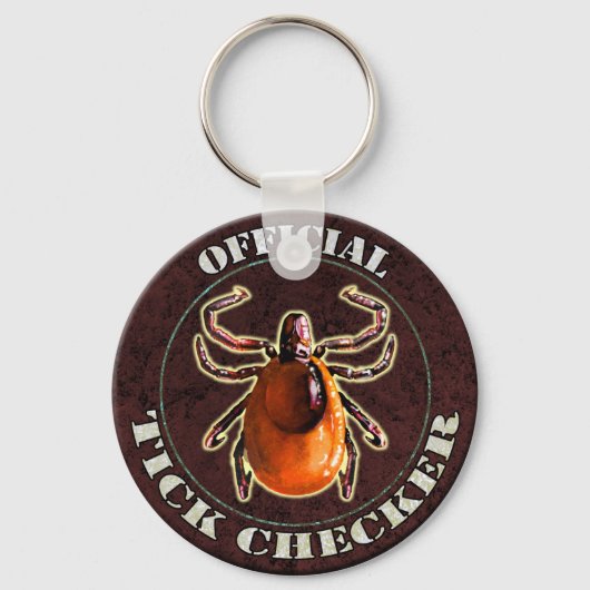Officiële sleutelhanger Tick Checker (Voorkant)