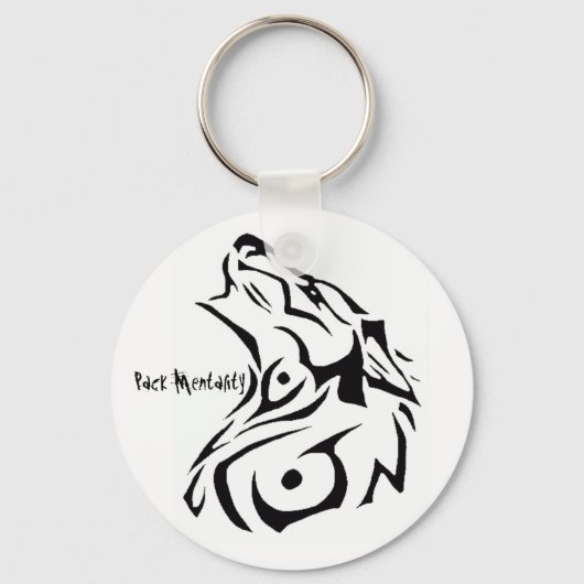 Officiële Sleutelhanger van Pack Mentality. (Voorkant)
