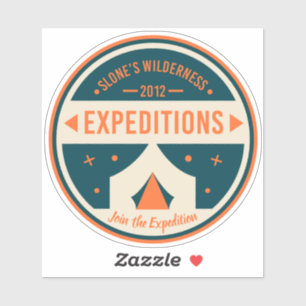 Officiële Slone's Wilderness Expedities Sticker