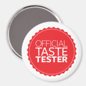 Officiële smaak magneet (Voorkant / Achterkant)