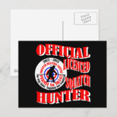 Officiële squatch hunter briefkaart (Voorkant / Achterkant)