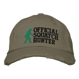 Officiële squatch hunter * Grote logo versie * Pet