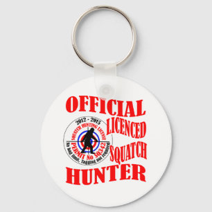 Officiële squatch hunter sleutelhanger