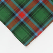 Officiële staat Georgië tartan Fleece Deken (Hoek)