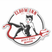 Officiële Sticker Elbow Inn (Voorkant)