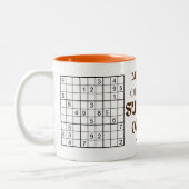 Officiële Sudoku Coffee-Mok voor puzzels Tweekleurige Koffiemok (Links)