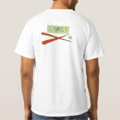 Officiële sushi eten Shirt (Achterkant)