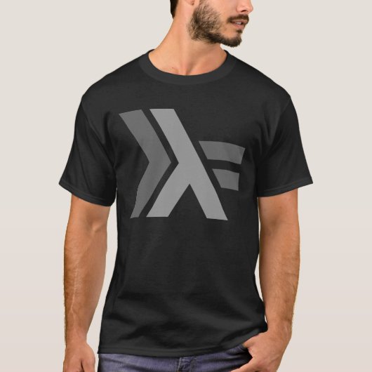 Officiële T-Shirt van Haskell Logo Programming Lan (Voorkant)