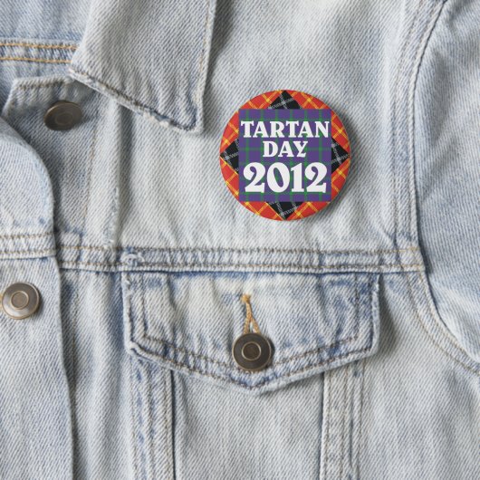 Officiële Tartan Dag 2012 Button (In situ)