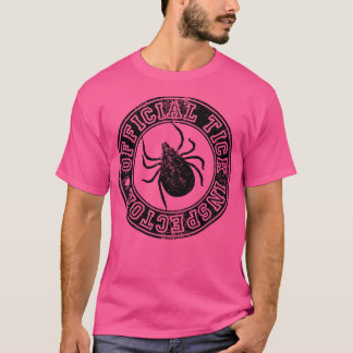 Officiële Tick Inspector Funny Shirt voor wandelaa