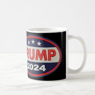 Officiële Trump 2024 borduurembleem Koffiemok