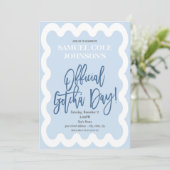 Officiële uitnodiging voor Gotcha Day Adoption (Staand voorkant)