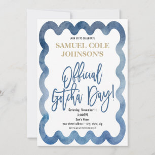 Officiële uitnodiging voor Gotcha Day Adoption