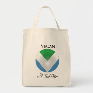 OFFICIËLE VEGAANSE VLAG: Schild van de verweerder Tote Bag