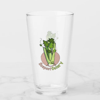 Officiële verdenking van selderij™ Girl Gamer Logo Glas