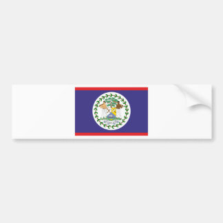 Officiële vlag van belize bumpersticker