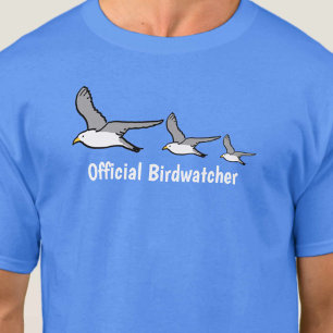 Officiële vogelaar. ornitholoog t-shirt