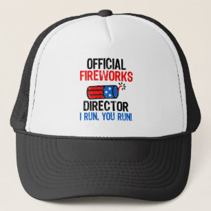 Officiële Vuurwerk Directeur Grappig 4 juli Cadeau Trucker Pet