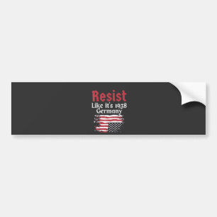 Officiële Weerstand Als Het Is 1938 Duitsland Weer Bumpersticker