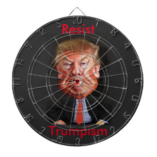 officiële weerstand tegen trumpisme dartbord