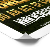 Officiële World Smile Day® 2014 Poster (Hoek)