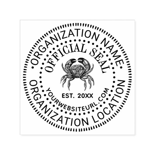 Officiële zegelnaam Loc URL Oprichtingsdatum van v Zelfinktende Stempel (Design)