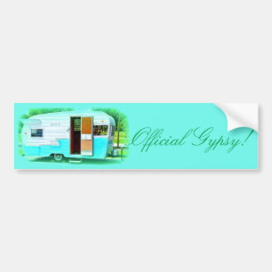 Officiële zigeuner! Caravan caravan Bumpersticker