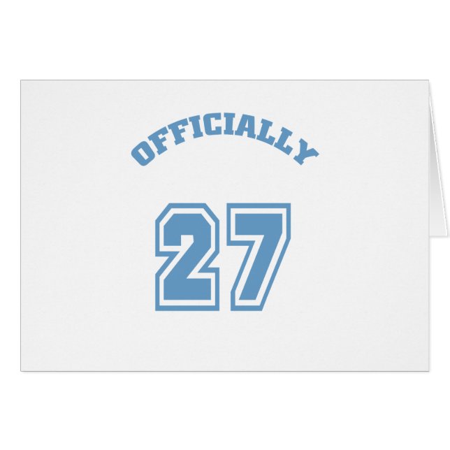 Officiellement 27 (Devant horizontal)