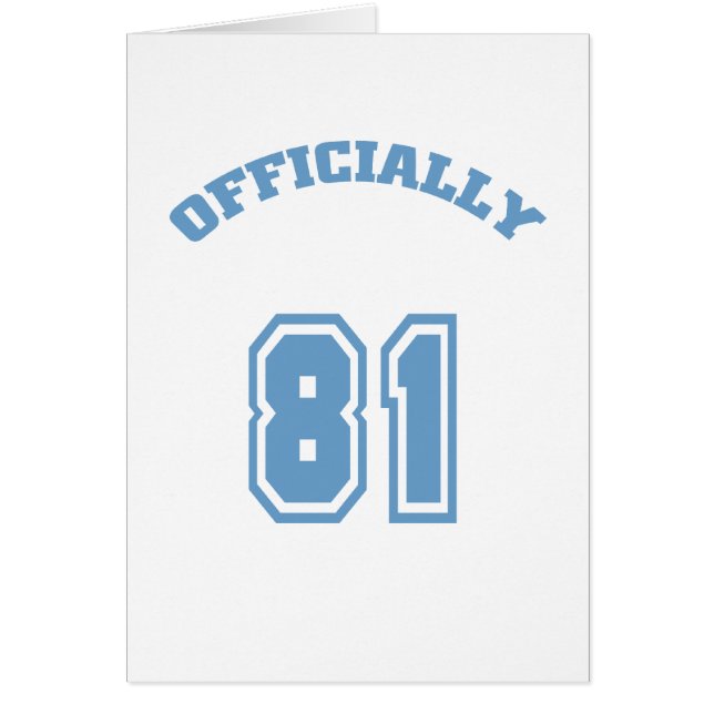 Officiellement 81 (Devant)