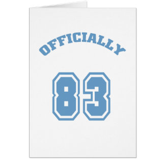 Officiellement 83