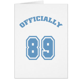 Officiellement 89