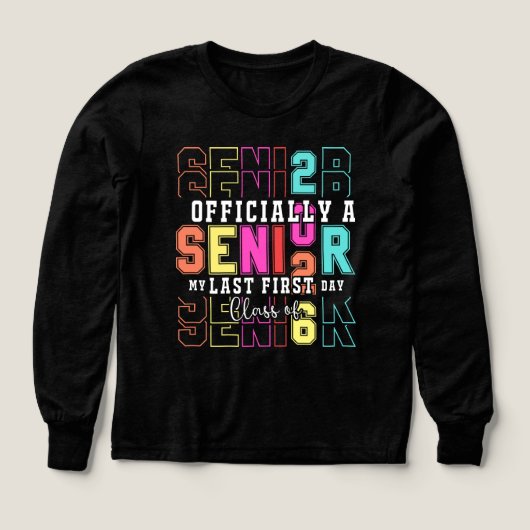 Officiellement A Senior 2026 Mon Dernier Premier J (Motif recto)