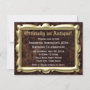 Officiellement une invitation de la 40ème fête