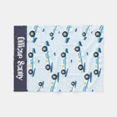 Officier ajouter le nom police couverture bébé (Devant (Horizontal))