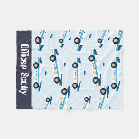 Officier ajouter le nom police couverture bébé (Devant (Horizontal))