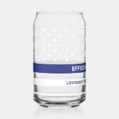 Officier De Police De Ligne Bleue Mince Départemen (Recto)