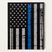 Officier de police de ligne mince (Dos)